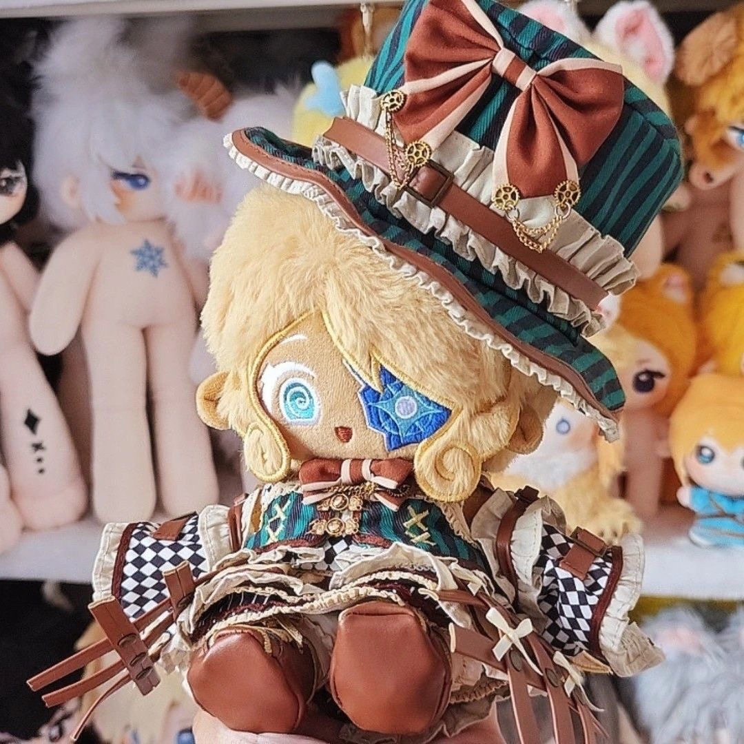 Cosplay Plushie Prop - Boneka Plushie Timekeeper Cookie 20cm, Boneka