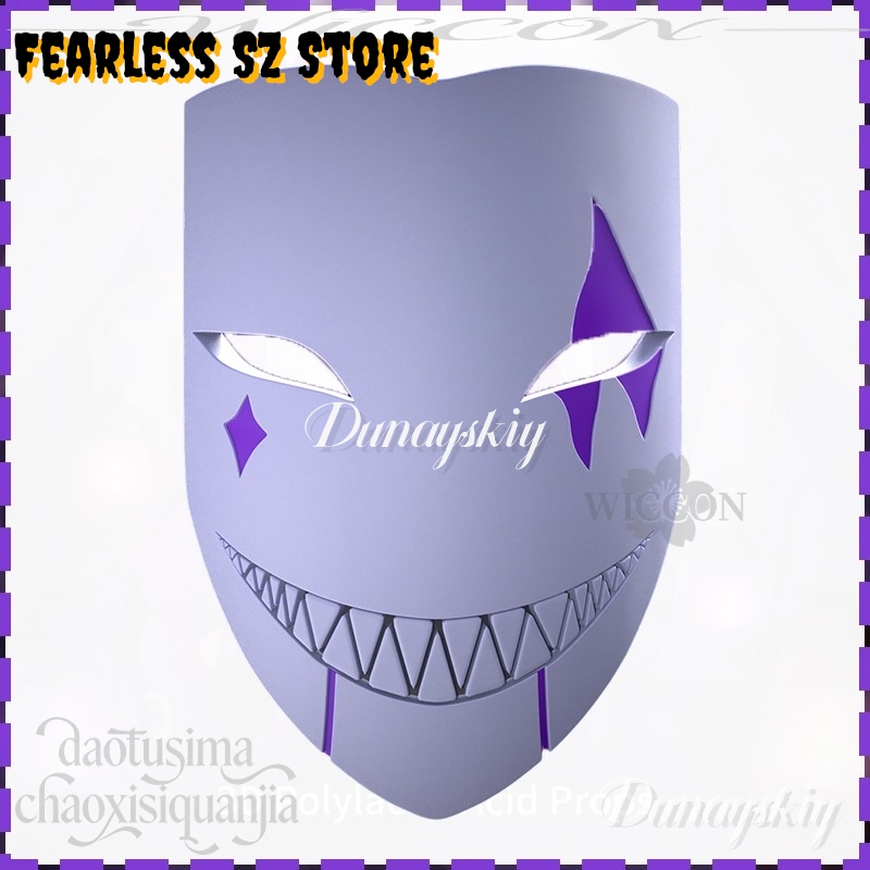 Cosplay Prop Pattern - DUNAYSKIY%^& Cosplay Jesterr Pola Ungu Tengkorak