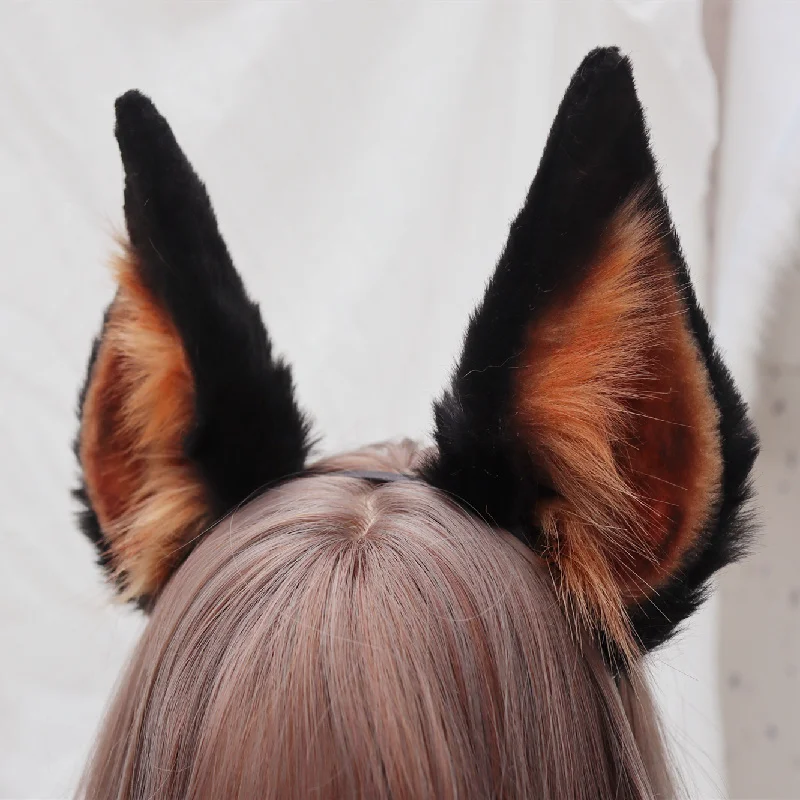 Cosplay Prop Works - Hiasan Kepala Lingkaran Rambut Telinga Anjing