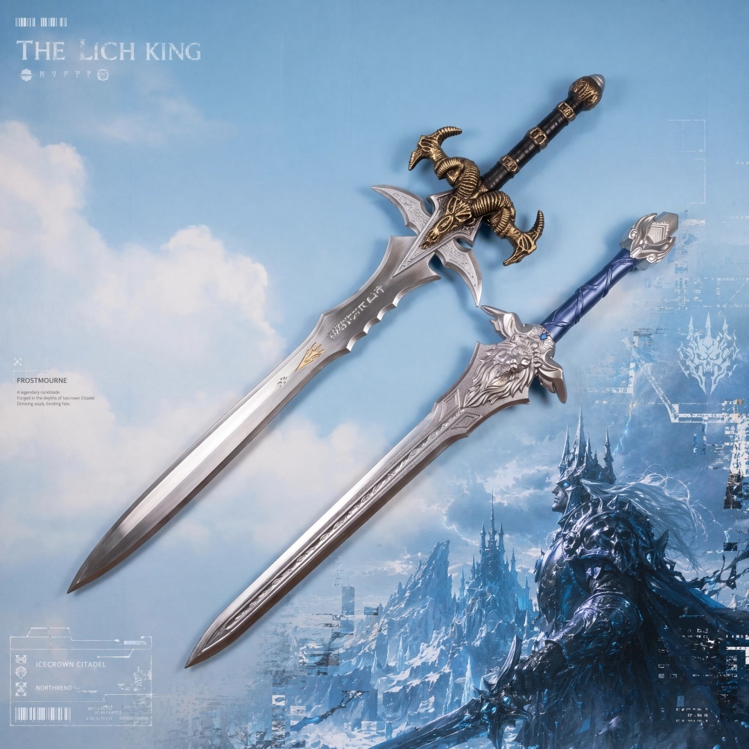 Cosplay Prop Katana - Pedang Katana Frostmourne Menethil Arthas World