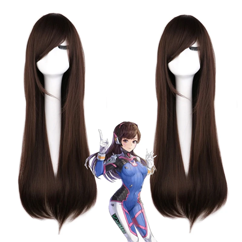 Dva Cosplay Prop - Wig Cosplay Anime Game Overwatch DVA