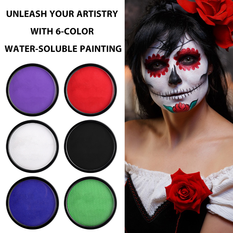 6 Warna Cat Wajah dan Tubuh ya - Cosplay Prop Paint ulasan dan harga