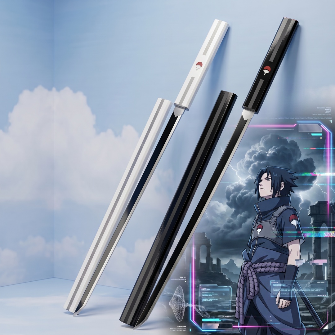Pedang Katana Naruto Uchiha Sa - Cosplay Prop Katana ulasan dan harga