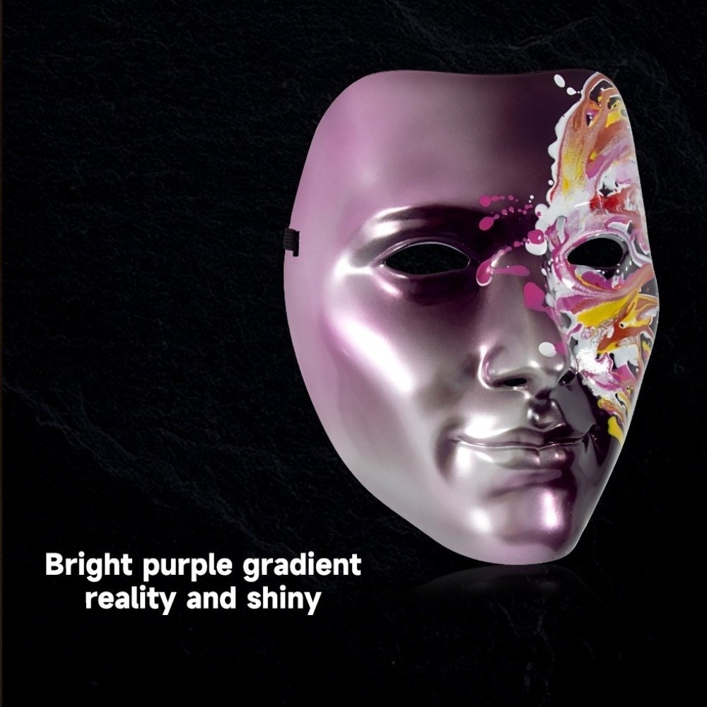 Masker Wajah Cat Phantom Plast - Cosplay Prop Paint ulasan dan harga