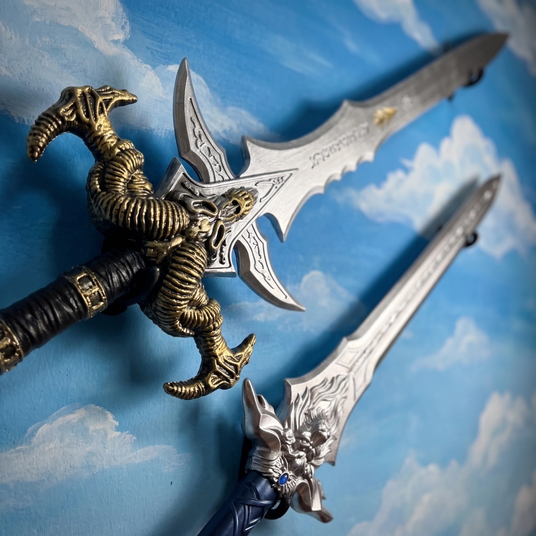 Pedang Katana Frostmourne Mene - Cosplay Prop Katana ulasan dan harga