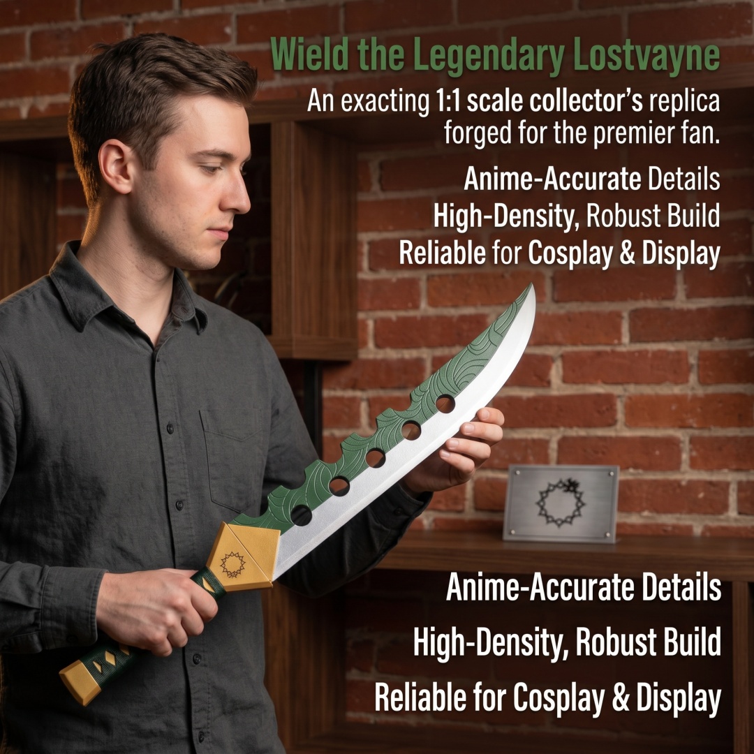 Pedang Katana Meliodas Tujuh D - Cosplay Prop Katana ulasan dan harga