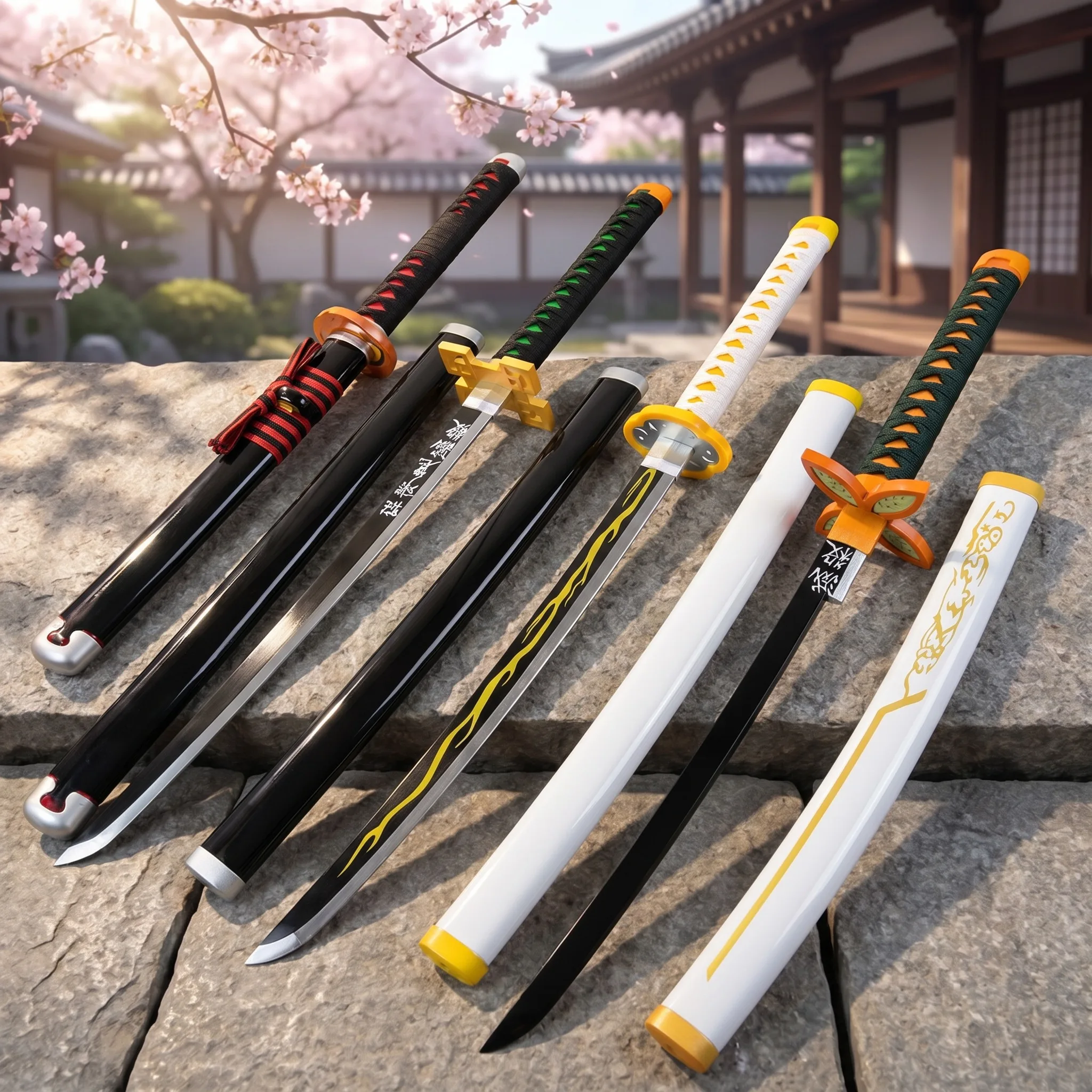 Pedang Anime Demon Slayer Tanj - Cosplay Prop Katana ulasan dan harga