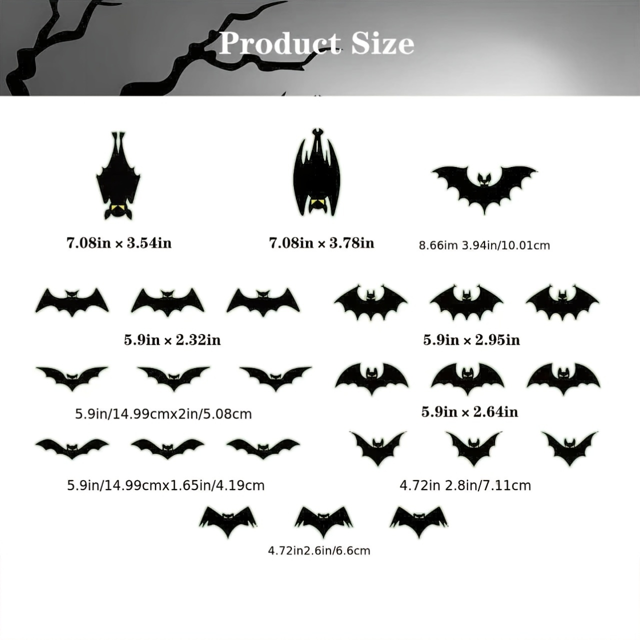 24 Kelelawar Magnetik Hallowee - Cosplay Bat Prop ulasan dan harga