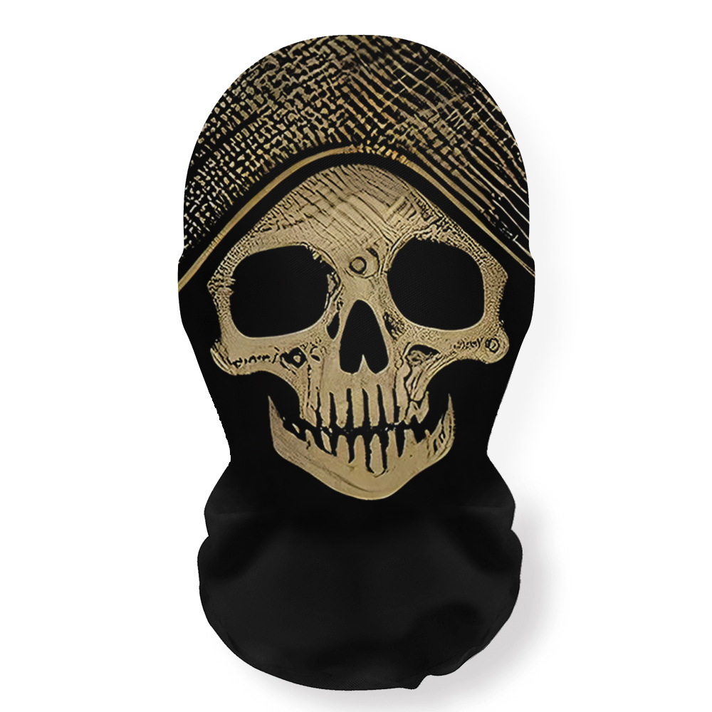 Topeng Halloween Motif Tengkor - Cosplay Prop Pattern ulasan dan harga