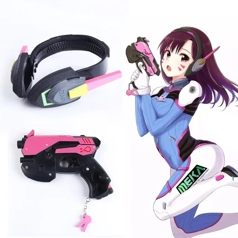 Game Overwatch D.Va Earphone G - Dva Cosplay Prop ulasan dan harga